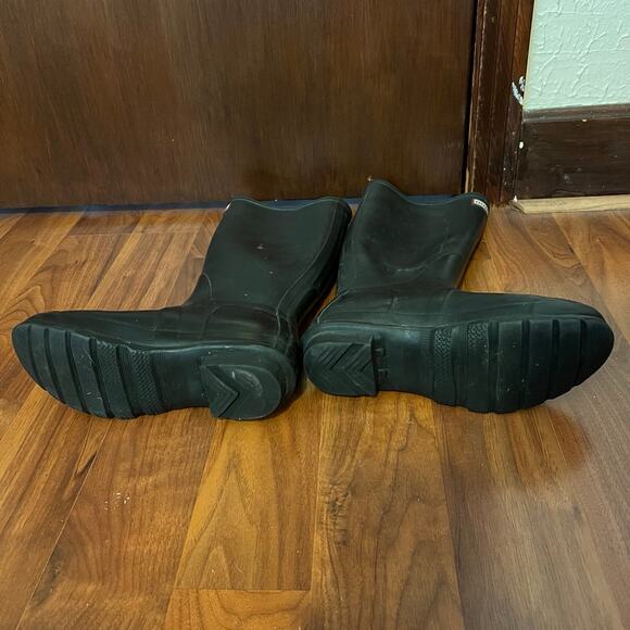 HUNTER Original Tall Rain Boots Black W23499 Size: 7M/8F - Picture 3 of 7
